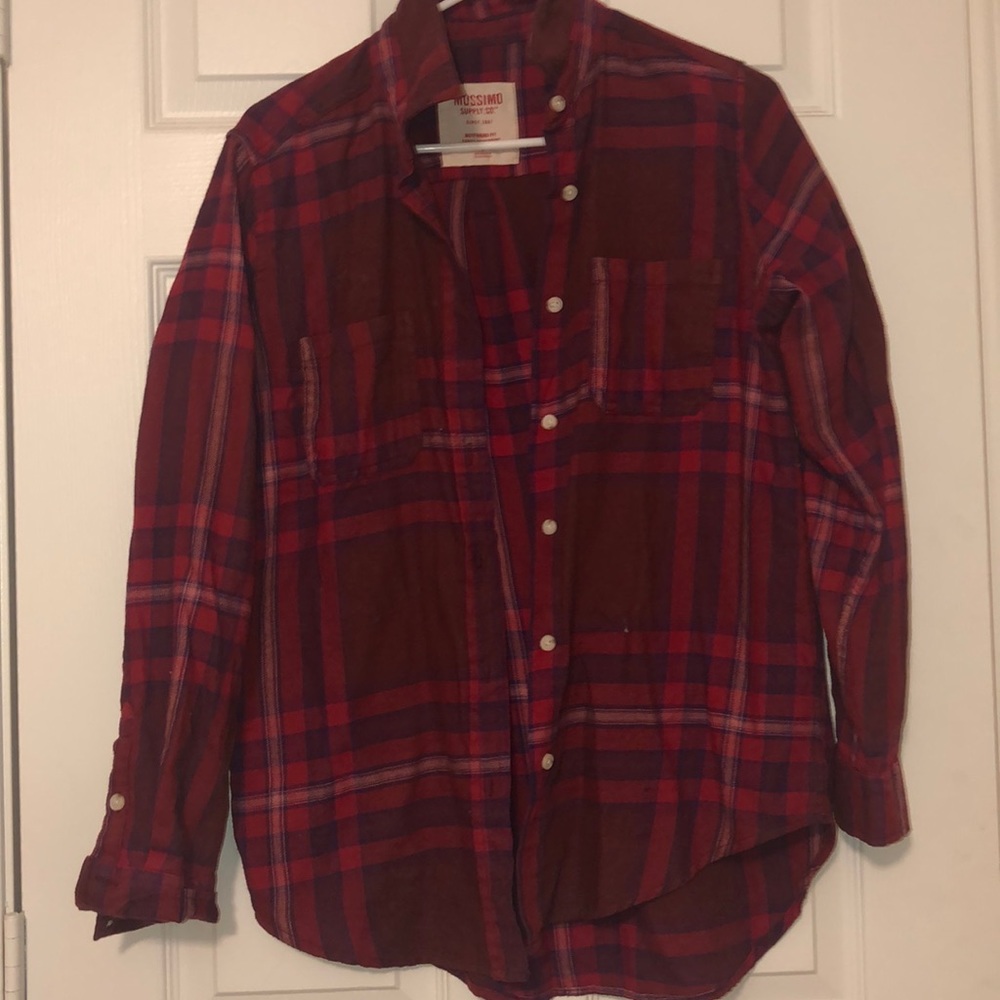 Plaid button up